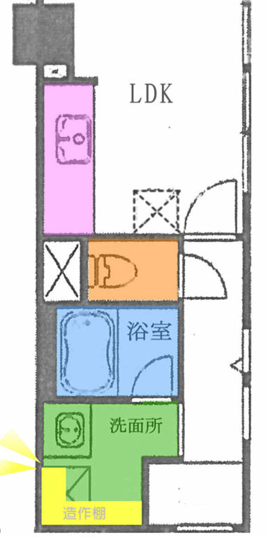 水まわりを一新！造作棚でストレスフリーな空間へ