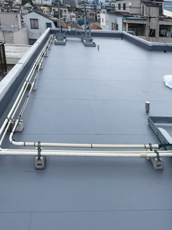 マンション屋上の防水工事