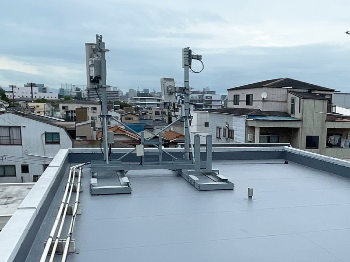 マンション屋上の防水工事