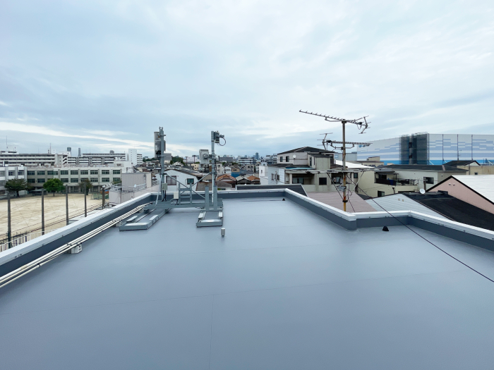 マンション屋上の防水工事