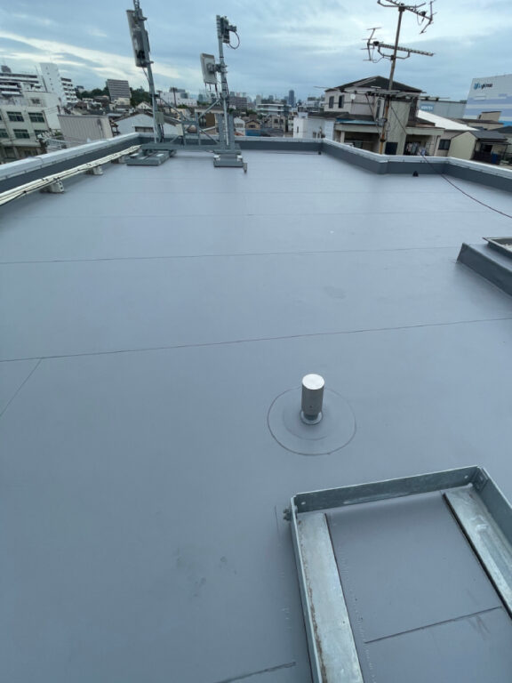 マンション屋上の防水工事